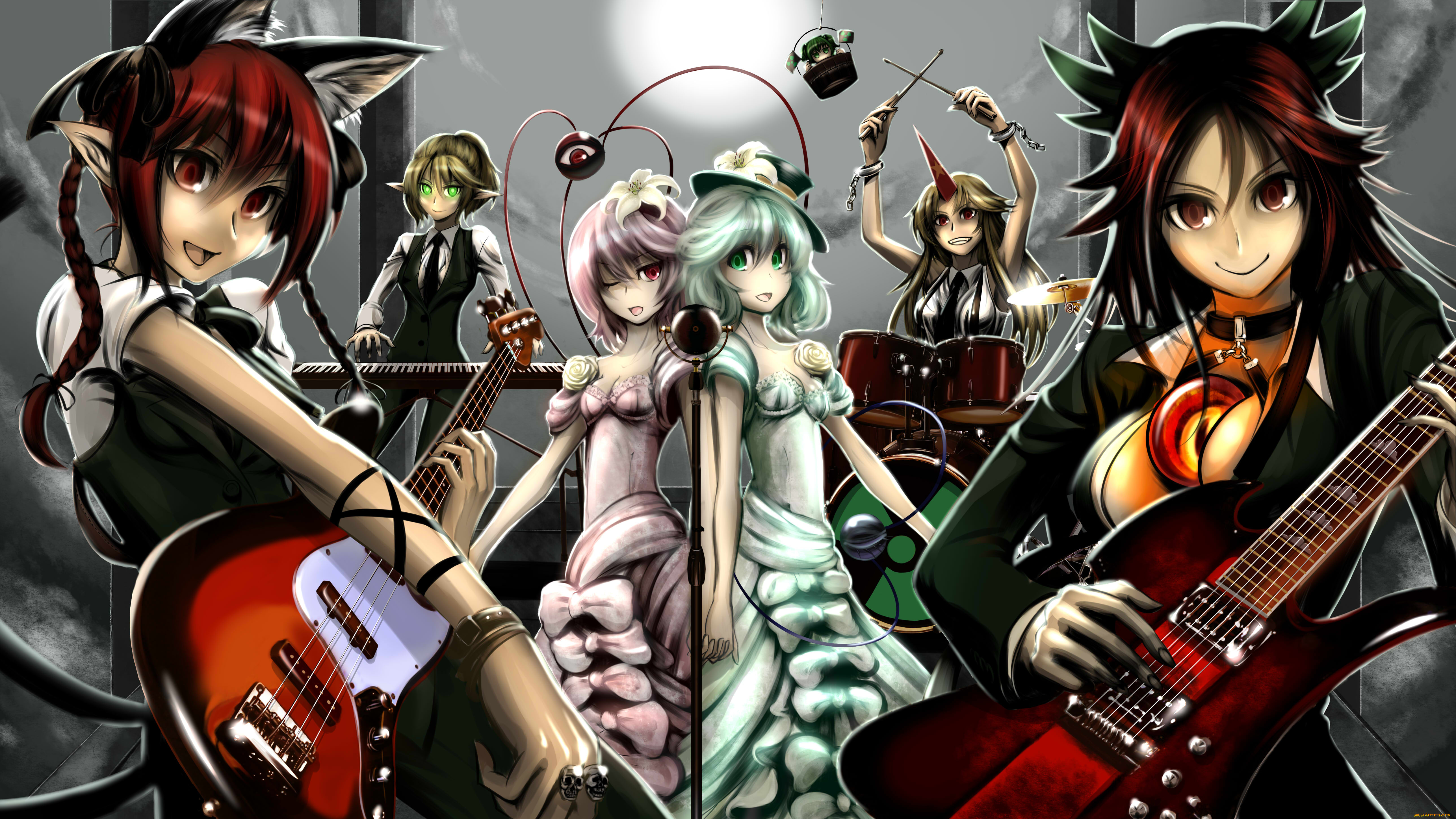 , touhou, hoshiguma, yuugi, kaenbyou, rin, , , , kisume, komeiji, koishi, satori, mizuhashi, parsee, reiuji, utsuho, kouji, oota